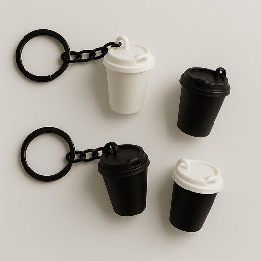 Mini Coffee Cup Keychains - Craft Explorer