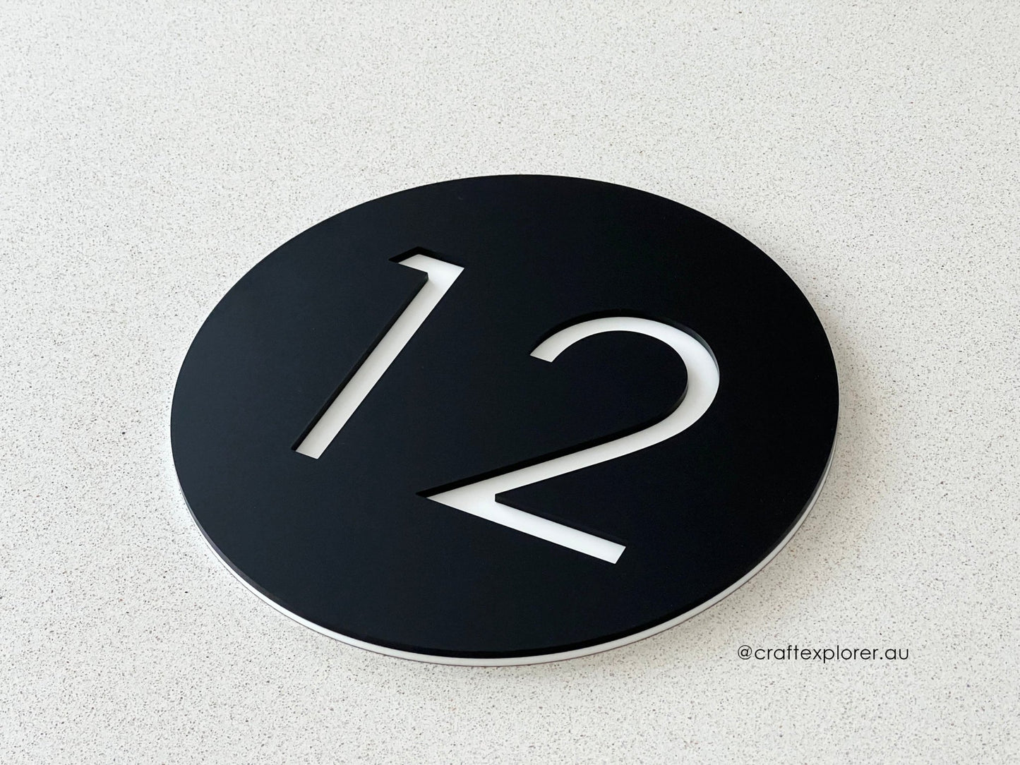 Personalised Address Number Sign - Craft Explorer