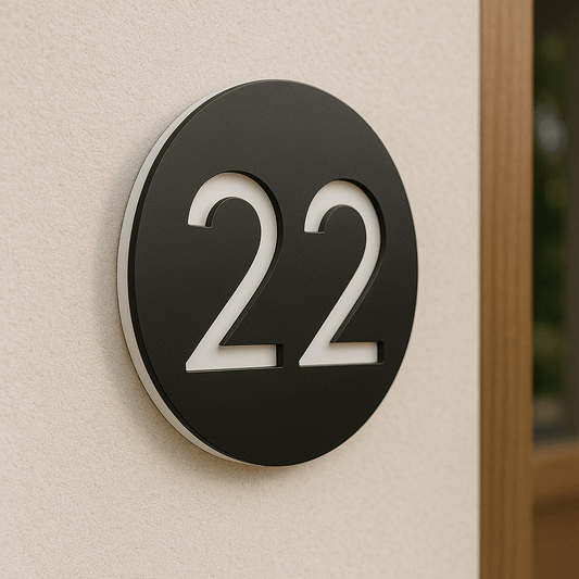 Personalised Address Number Sign - Craft Explorer