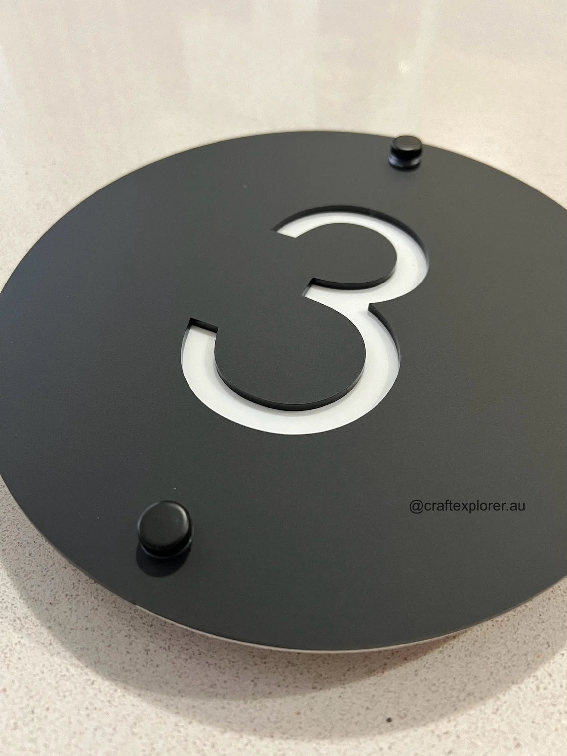 Personalised Address Number Sign - Craft Explorer