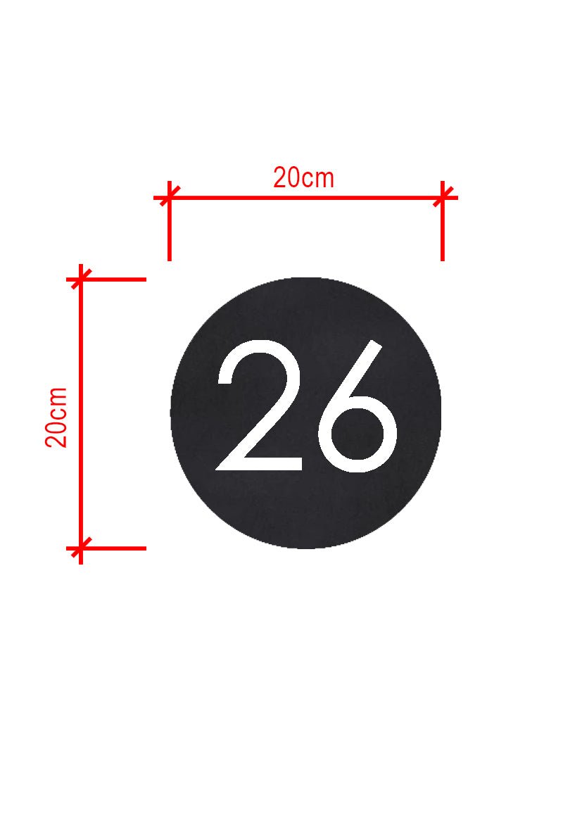Personalised Address Number Sign - Craft Explorer