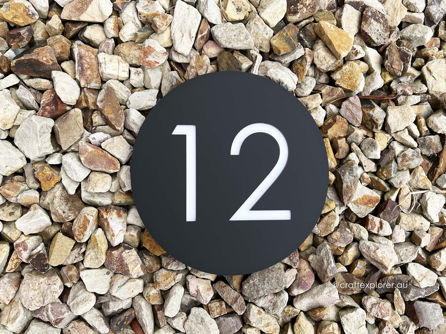 Personalised Address Number Sign - Craft Explorer