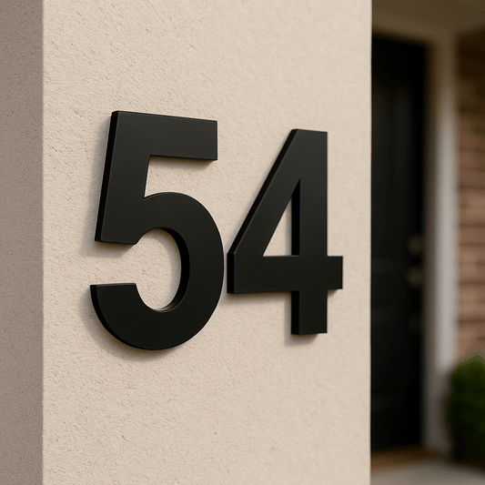 Personalised Luxury House Number (3mm thick) - Craft Explorer