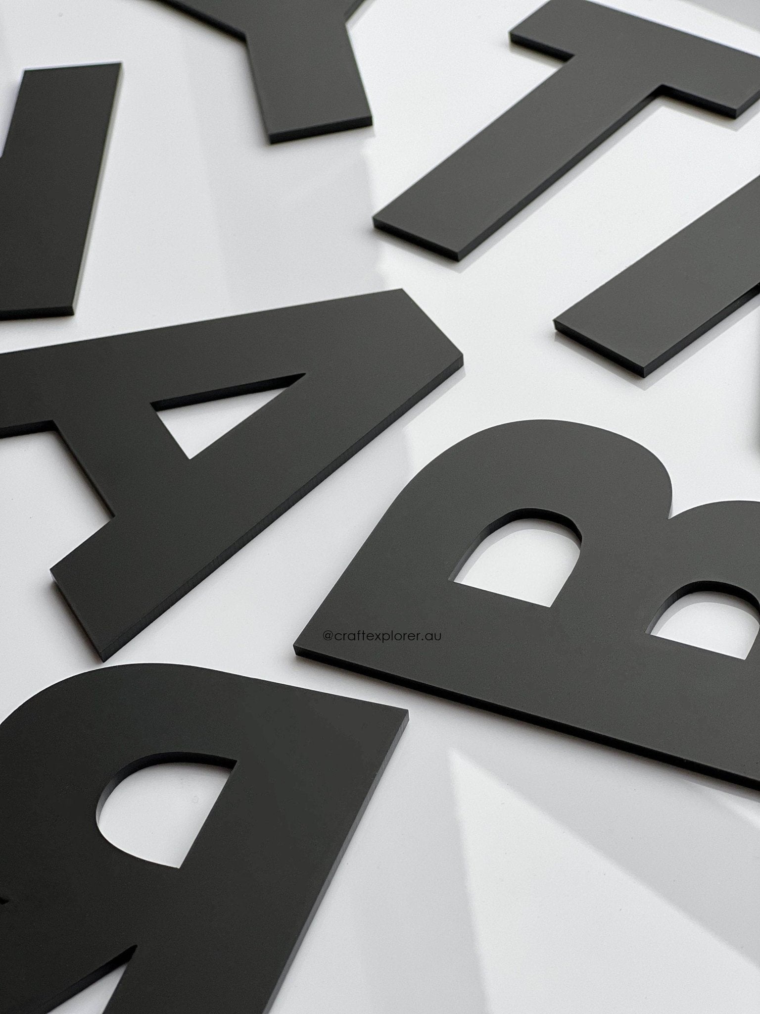 Premium Acrylic Letters & Numbers (3mm Thick) - Craft Explorer