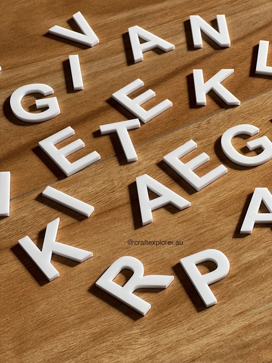 Premium Acrylic Letters & Numbers (3mm Thick) - Craft Explorer