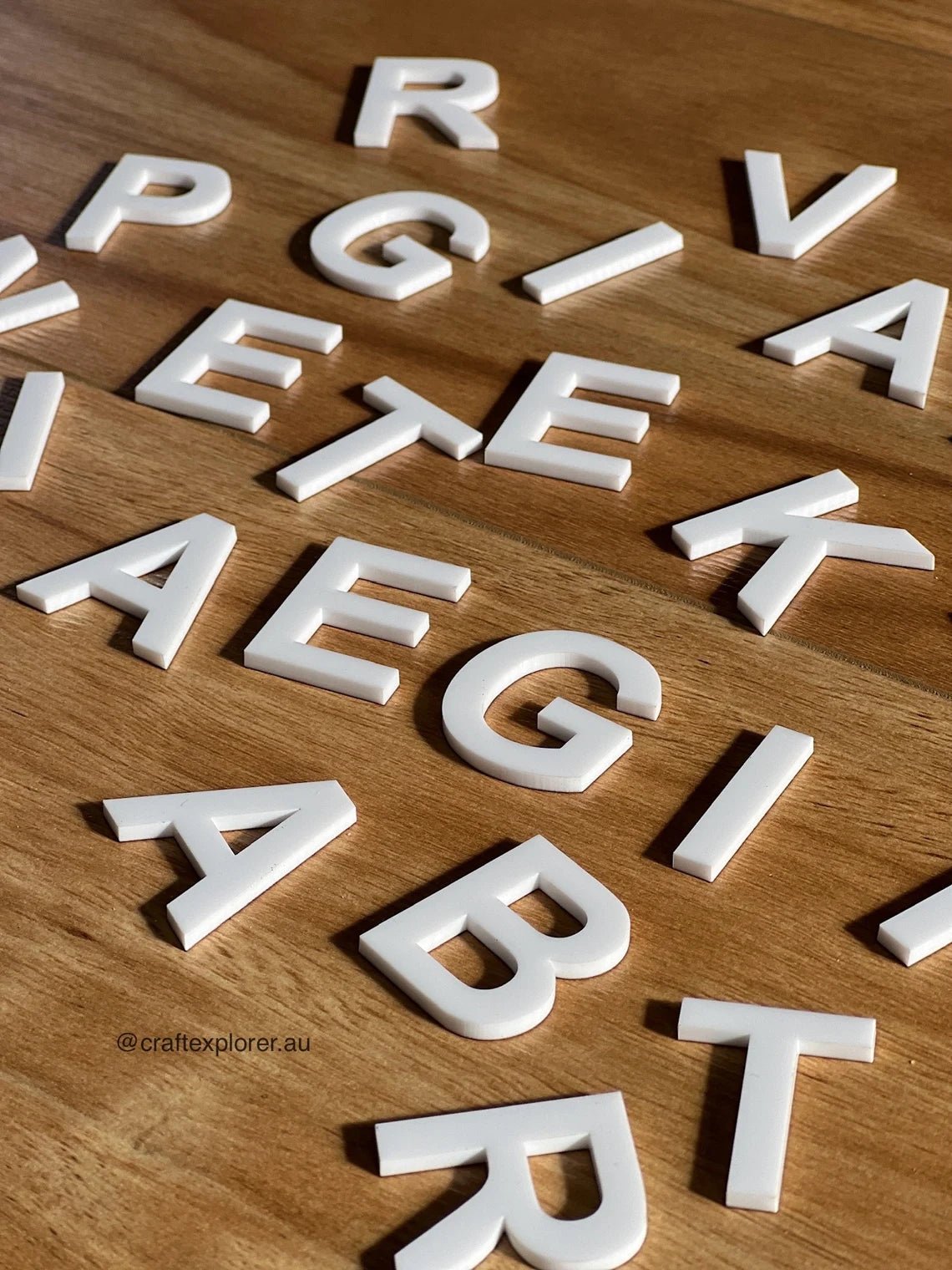 Premium Acrylic Letters & Numbers (3mm Thick) - Craft Explorer
