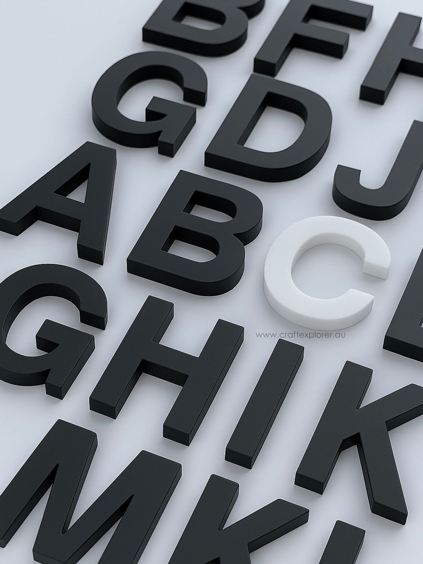 Premium Acrylic Letters & Numbers (6mm Thick) - Craft Explorer