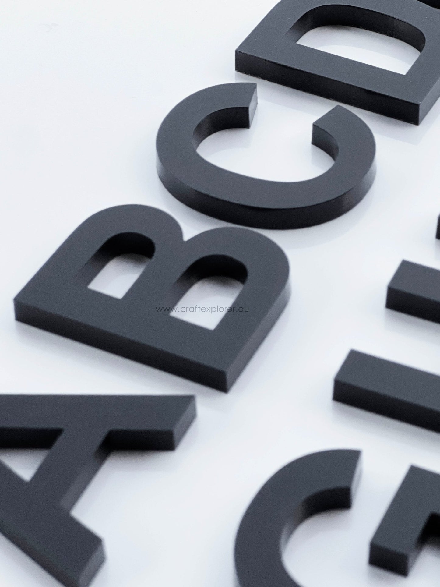 Premium Acrylic Letters & Numbers (6mm Thick) - Craft Explorer