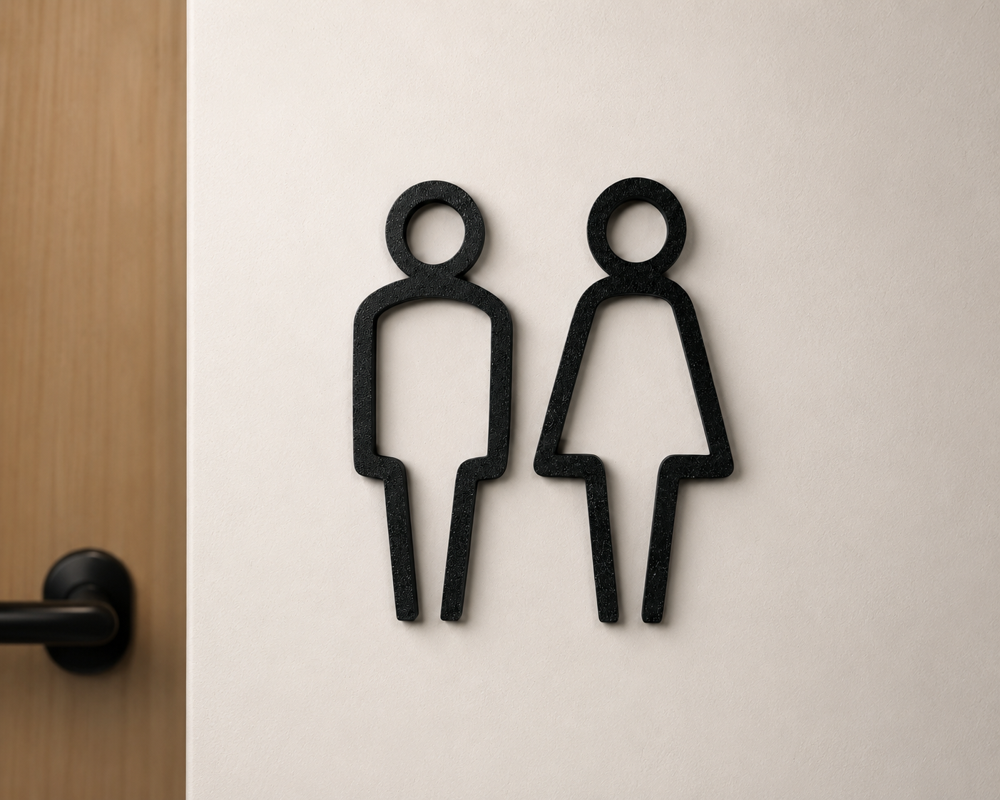 Modern WC Sign (Acrylic)
