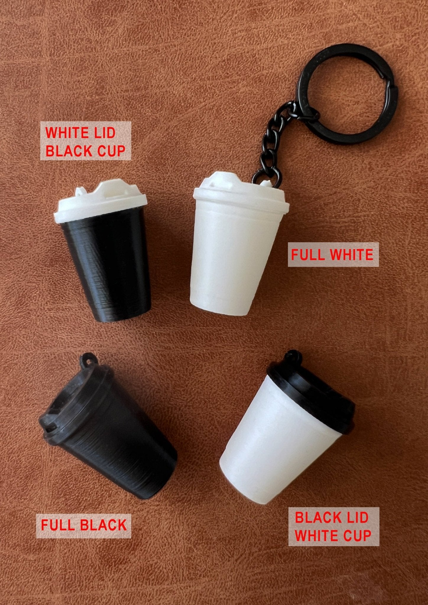 Mini Coffee Cup Keychains - Craft Explorer
