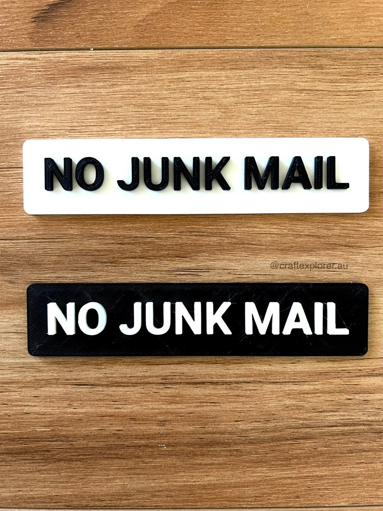 No Junk Mail - Craft Explorer