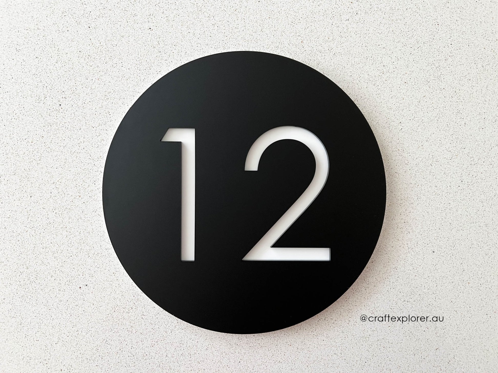 Personalised Address Number Sign - Craft Explorer