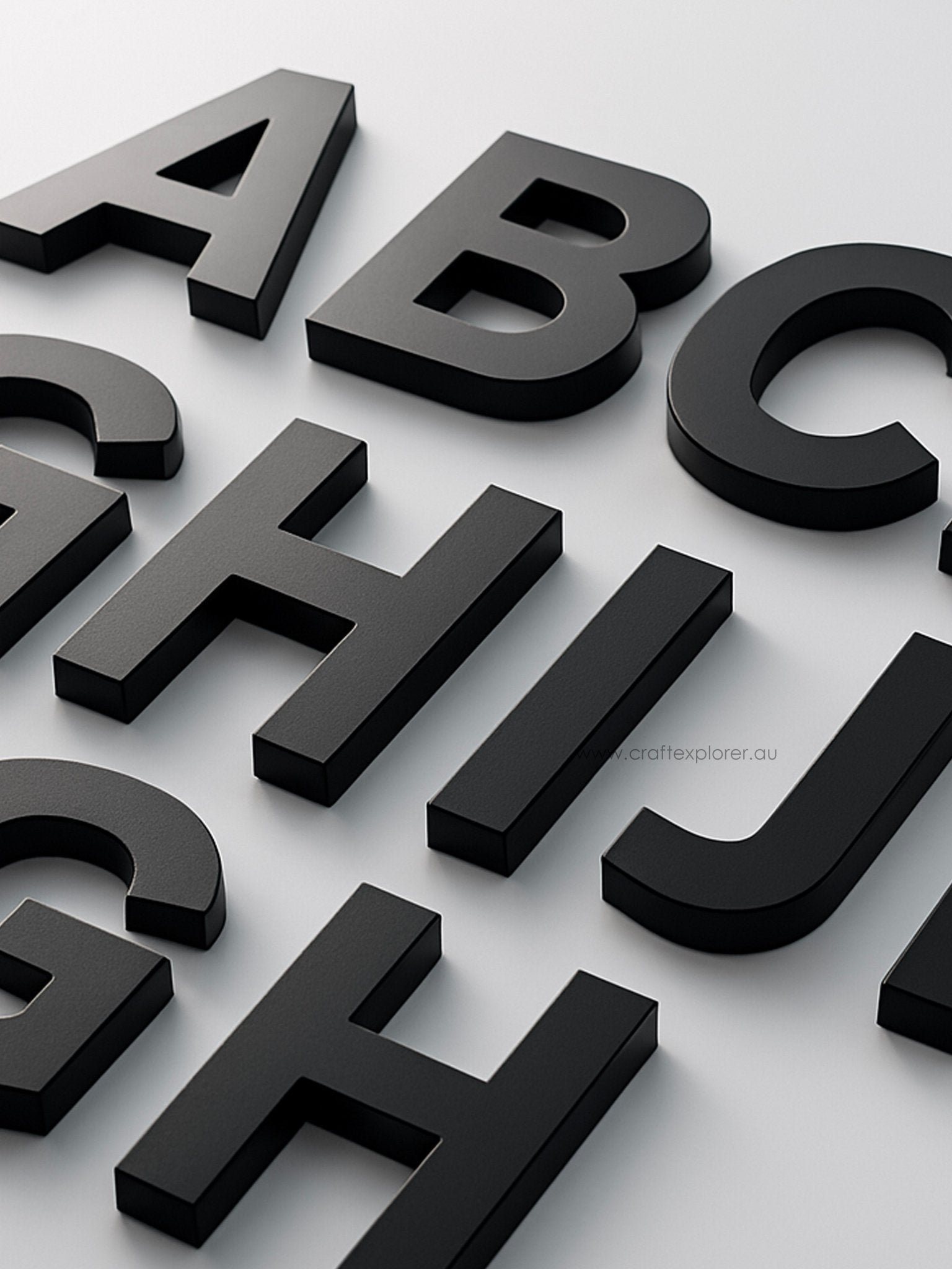 Premium Acrylic Letters & Numbers (6mm Thick) - Craft Explorer