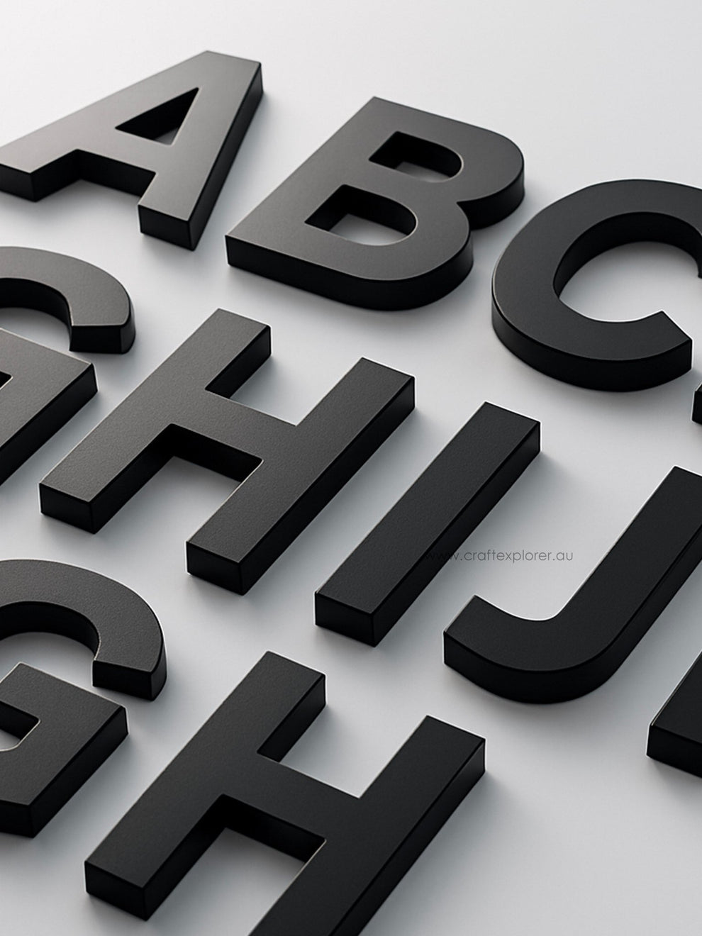 Premium Acrylic Letters & Numbers (6mm Thick) – Craft Explorer